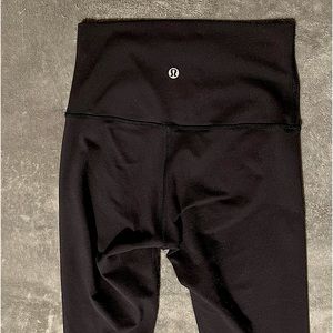 🔆LULULEMON BLACK🔆 HIGH WASIT CROPPED LEGGINGS